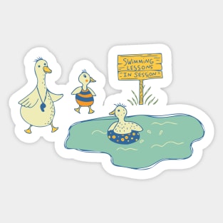 Swimming Lessons Sticker